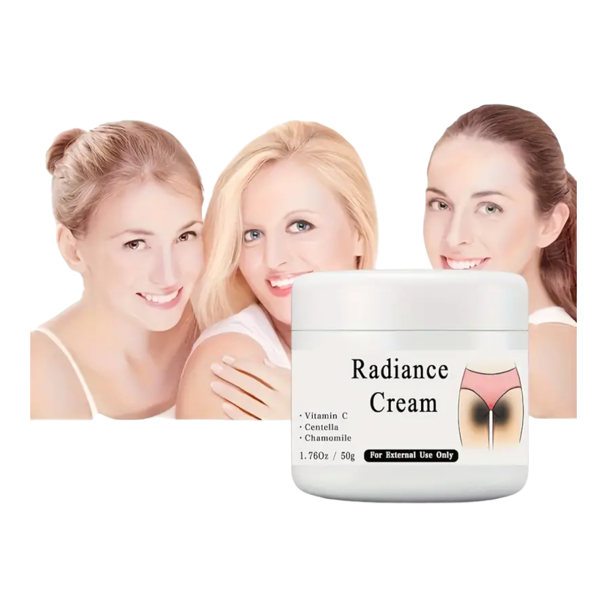 Crème Radiance Intime 50g: Éclat et Mélanine - EclatBel